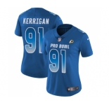 Women's Washington Redskins #91 Ryan Kerrigan Limited Royal Blue NFC 2019 Pro Bowl Football Jersey