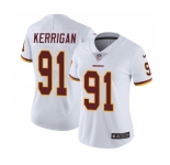 Women's Washington Redskins #91 Ryan Kerrigan White Vapor Untouchable Limited Player Football Jersey