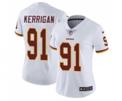 Women's Washington Redskins #91 Ryan Kerrigan White Vapor Untouchable Limited Player Football Jersey