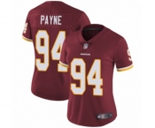 Women's Washington Redskins #94 Da'Ron Payne Burgundy Red Team Color Vapor Untouchable Limited Player Football Jersey