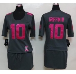 nike women nfl jerseys washington redskins #10 griffiniii dk.grey[breast cancer awareness]