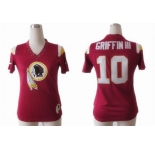 nike women nfl jerseys washington redskins #10 griffiniii field flirt fashion red[nike 2012]
