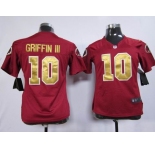 nike women nfl jerseys washington redskins #10 griffiniii red(80 anniversary)