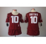 nike women nfl jerseys washington redskins #10 griffiniii red[breast cancer awareness]