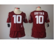 nike women nfl jerseys washington redskins #10 griffiniii red[breast cancer awareness]