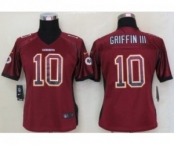 nike women nfl jerseys washington redskins #10 robert griffin iii burgundy red[Elite drift fashion]