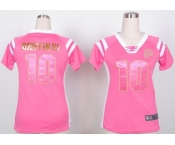 nike women nfl jerseys washington redskins #10 robert griffin iii pink[fashion Rhinestone sequins]