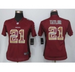 nike women nfl jerseys washington redskins #21 taylor red[Strobe Limited]