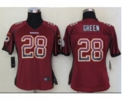 nike women nfl jerseys washington redskins #28 green burgundy red[nike drift fashion]