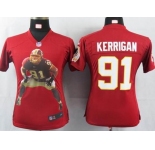 nike women nfl jerseys washington redskins #91 kerrigan red[portrait fashion]
