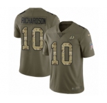 Youth Nike Washington Redskins #10 Paul Richardson Limited Olive Camo 2017 Salute to Service NFL Jersey