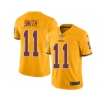 Youth Nike Washington Redskins #11 Alex Smith Gold Stitched NFL Limited Rush Jersey