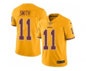 Youth Nike Washington Redskins #11 Alex Smith Gold Stitched NFL Limited Rush Jersey
