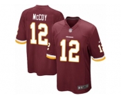 Youth Nike Washington Redskins #12 Colt McCoy Game Burgundy Red Team Color NFL Jersey