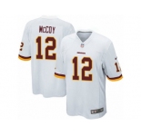 Youth Nike Washington Redskins #12 Colt McCoy Game White NFL Jersey