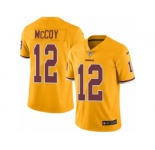 Youth Nike Washington Redskins #12 Colt McCoy Limited Gold Rush Vapor Untouchable NFL Jersey