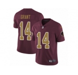 Youth Nike Washington Redskins #14 Ryan Grant Burgundy Red Gold Number Alternate 80TH Anniversary Vapor Untouchable Limited Player NFL Jersey