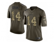 Youth Nike Washington Redskins #14 Ryan Grant Limited Green Salute to Service NFL Jersey