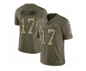 Youth Nike Washington Redskins #17 Doug Williams Limited Olive Camo 2017 Salute to Service NFL Jersey