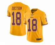 Youth Nike Washington Redskins #18 Josh Doctson Limited Gold Rush NFL Jersey