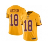 Youth Nike Washington Redskins #18 Josh Doctson Limited Gold Rush Vapor Untouchable NFL Jersey