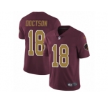Youth Nike Washington Redskins #18 Josh Doctson Vapor Untouchable Limited Burgundy Red Gold Number Alternate 80TH Anniversary NFL Jersey
