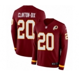 Youth Nike Washington Redskins #20 Ha Clinton-Dix Limited Burgundy Therma Long Sleeve NFL Jersey