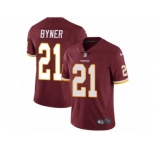 Youth Nike Washington Redskins #21 Earnest Byner Vapor Untouchable Limited Burgundy Red Team Color NFL Jersey