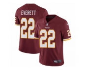 Youth Nike Washington Redskins #22 Deshazor Everett Burgundy Red Team Color Vapor Untouchable Limited Player NFL Jersey