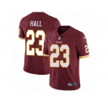 Youth Nike Washington Redskins #23 DeAngelo Hall Vapor Untouchable Limited Burgundy Red Team Color NFL Jersey
