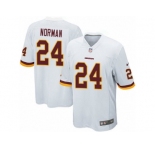 Youth Nike Washington Redskins #24 Josh Norman Game White NFL Jersey
