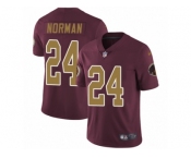 Youth Nike Washington Redskins #24 Josh Norman Vapor Untouchable Limited Burgundy Red Gold Number Alternate 80TH Anniversary NFL Jersey