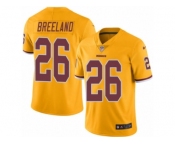 Youth Nike Washington Redskins #26 Bashaud Breeland Limited Gold Rush NFL Jersey
