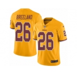 Youth Nike Washington Redskins #26 Bashaud Breeland Limited Gold Rush Vapor Untouchable NFL Jersey
