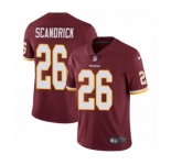 Youth Nike Washington Redskins #26 Orlando Scandrick Burgundy Red Team Color Vapor Untouchable Elite Player NFL Jersey