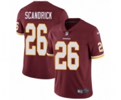 Youth Nike Washington Redskins #26 Orlando Scandrick Burgundy Red Team Color Vapor Untouchable Limited Player NFL Jersey