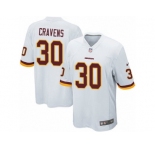 Youth Nike Washington Redskins #30 Su'a Cravens Game White NFL Jersey