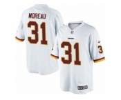 Youth Nike Washington Redskins #31 Fabian Moreau Limited White NFL Jersey