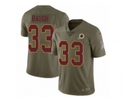 Youth Nike Washington Redskins #33 Sammy Baugh Limited Olive 2017 Salute to Service NFL Jersey