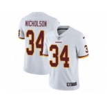 Youth Nike Washington Redskins #34 Montae Nicholson Vapor Untouchable Limited White NFL Jersey