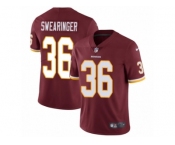Youth Nike Washington Redskins #36 D.J. Swearinger Vapor Untouchable Limited Burgundy Red Team Color NFL Jersey