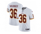 Youth Nike Washington Redskins #36 D.J. Swearinger Vapor Untouchable Limited White NFL Jersey