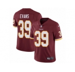 Youth Nike Washington Redskins #39 Josh Evans Burgundy Red Team Color Vapor Untouchable Limited Player NFL Jersey