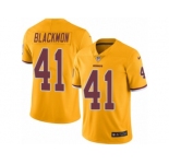 Youth Nike Washington Redskins #41 Will Blackmon Limited Gold Rush NFL Jersey