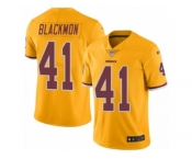 Youth Nike Washington Redskins #41 Will Blackmon Limited Gold Rush NFL Jersey