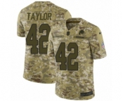 Youth Nike Washington Redskins #42 Charley Taylor Limited Camo 2018 Salute to Service NFL Jersey