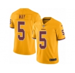 Youth Nike Washington Redskins #5 Tress Way Limited Gold Rush Vapor Untouchable NFL Jersey