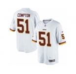 Youth Nike Washington Redskins #51 Will Compton Limited White NFL Jersey