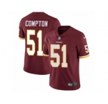 Youth Nike Washington Redskins #51 Will Compton Vapor Untouchable Limited Burgundy Red Team Color NFL Jersey