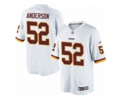 Youth Nike Washington Redskins #52 Ryan Anderson Limited White NFL Jersey